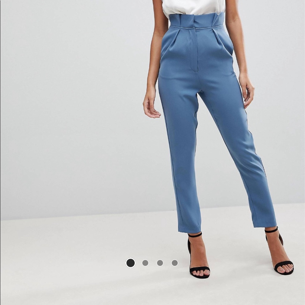 NWT Lavish Alice Pleated Waistband Tailored Pants